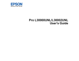 Epson Pro L30000U User manual