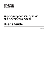 Epson PLQ-50 Series User guide