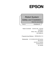 Epson C12XL 6-Axis Robots User manual