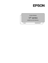Epson VT series 6-Axis Robots User manual