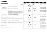 CyberPower CP1500PFCLCD User guide