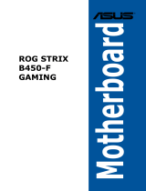 Asus ROG STRIX B450-F GAMING User manual