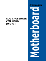 Asus ROG CROSSHAIR VIII HERO (WI-FI) User manual