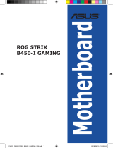 Asus ROG STRIX B450-I GAMING User manual