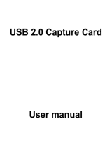 Ablon Audio Video Capture Cards, 1080p 30fps, HDMI to USB 2.0, for Gaming / Streaming / Live Broadcasting / Record via DSLR / Camcorder / Action cam User manual