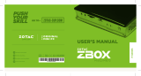 Zotac ZBOX-MI572-U User manual