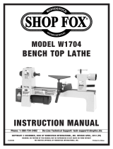Shop fox W1704 User manual