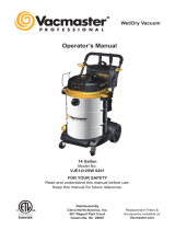 Vacmaster VJE1412SW0201 User manual