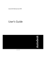 Autodesk AutoCAD Mechanical 2010 Operating instructions