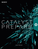 Sony Catalyst Prepare 2020 User manual