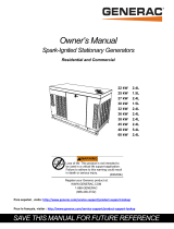 Generac 22kW RG02224ANAX User manual