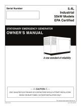 Generac 55 kW QT05554JNSNA User manual