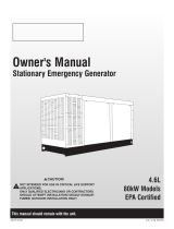 Generac 80kW QT08046GVAX User manual