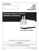 Generac 80kW QT08046JVSN User manual