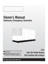 Generac 130kW QT13068GVAC User manual