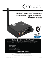 Micca LB-DAC User manual