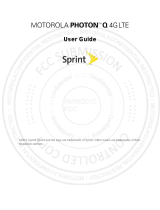 Motorola Sprint User manual