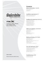 Splendide WDC7100XC Owner's manual