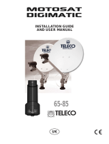 Teleco MotoSat Digimatic 65/85 User manual