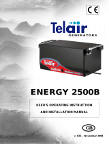 Telair Energy 2500 B User manual