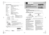 Sanyo VCC-5884EA User manual