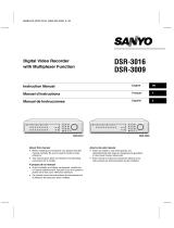 Sanyo DSR-3009 User manual