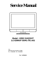 Vizio SV422XVT User manual