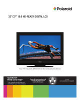 Polaroid HD-Ready Widescreen LCD TV User manual