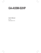 Gigabyte GA-A55M-S2HP User manual
