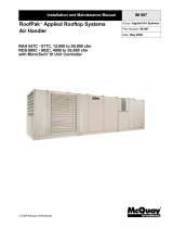 McQuay RDS 800C Installation and Maintenance Manual