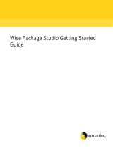 Symantec SOFTWARE MANAGER 8.0 - REFERENCE FOR WISE PACKAGE STUDIO V1.0 Getting Started Manual