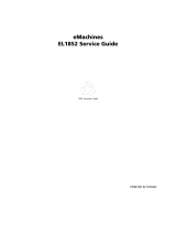 eMachines EL1852G User manual