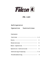 Falcon FR-140 User manual