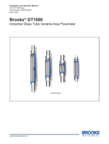 Brooks GT1600 Operating instructions