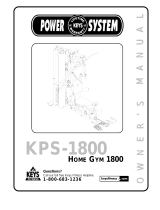 Keys Fitness Power System KPS-1800 Owner's manual