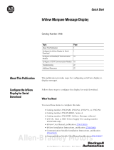 Allen-Bradley InView Marquee Message Display Quick start guide