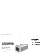 Sanyo VCC-6592P User manual