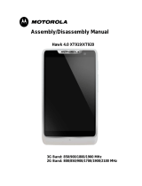 Motorola Hawk 4.0 XT920 Assembly/Disassembly Manual
