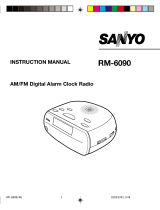 Sanyo RM-6090 User manual