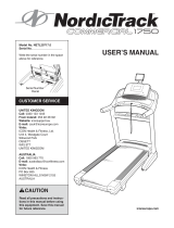 NordicTrack Powertread 1750 User manual