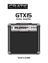 Crate Amplifiers GTX15 User manual