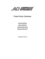 American Dynamics ADCA470CAFP Installation guide