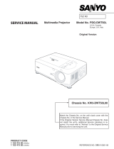 Sanyo PDG-DWT50L - WXGA DLP Projector User manual