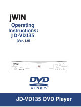 jWIN JD-VD135 Operating Instructions Manual