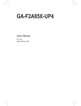 Gigabyte GA-F2A85X-UP4 User manual