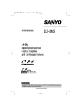 Sanyo CLT-2425 User manual
