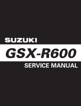 Suzuki GSX-R600 User manual