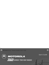 Motorola XU2100 - XTN Series UHF User manual