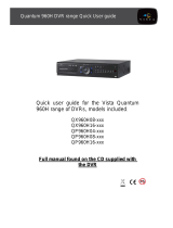 Vista Quantum QX960H16-series Quick User Manual
