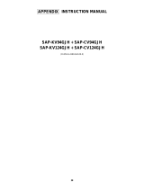Sanyo SAP-CV124GJH User manual